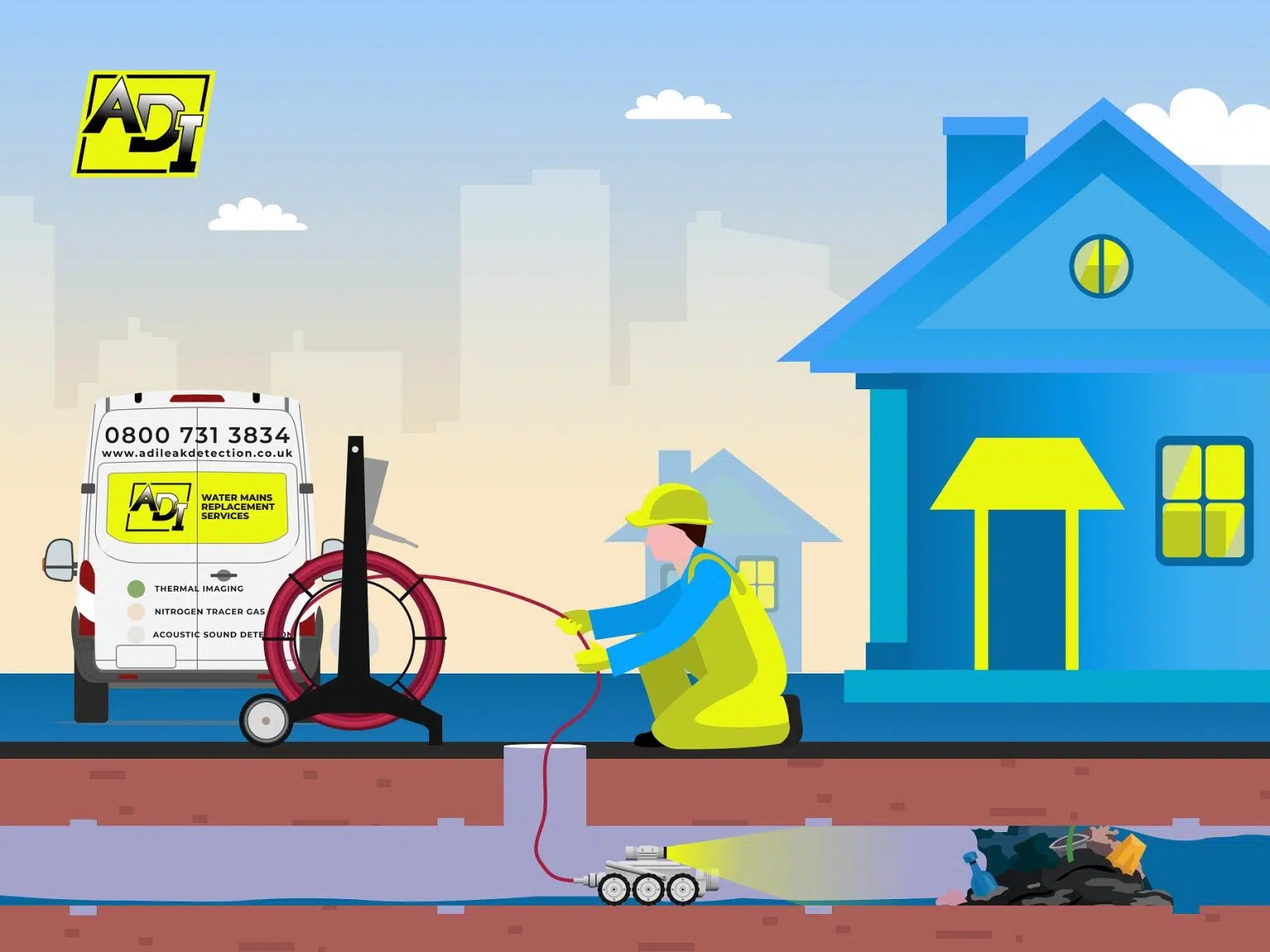 Drainage CCTV Surveys & Investigations Castleford